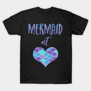 Cute Mermaid at Heart Women's T-Shirt T-Shirt